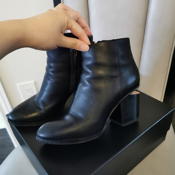 Alexander Wang Rose Gold Kori Boots Size 7 - Picture 5 of 10